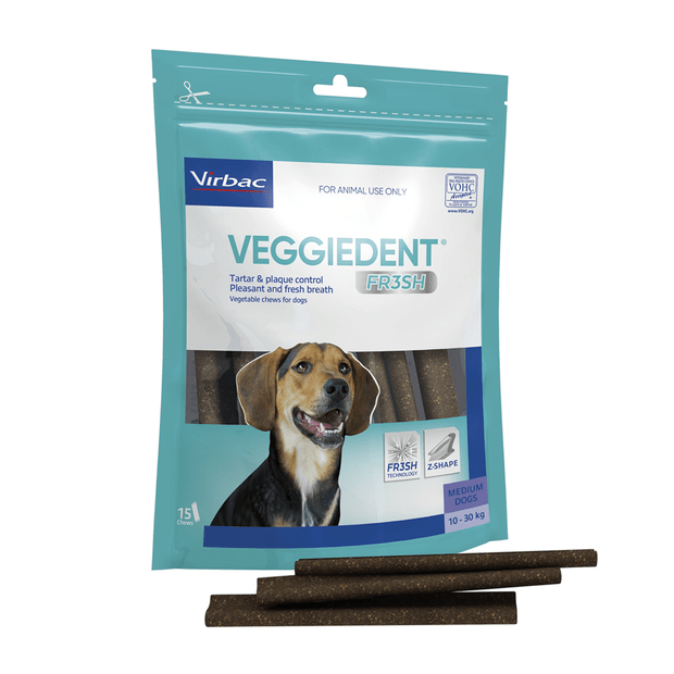 Veggie Dent FR3SH Dental Chews for dogs